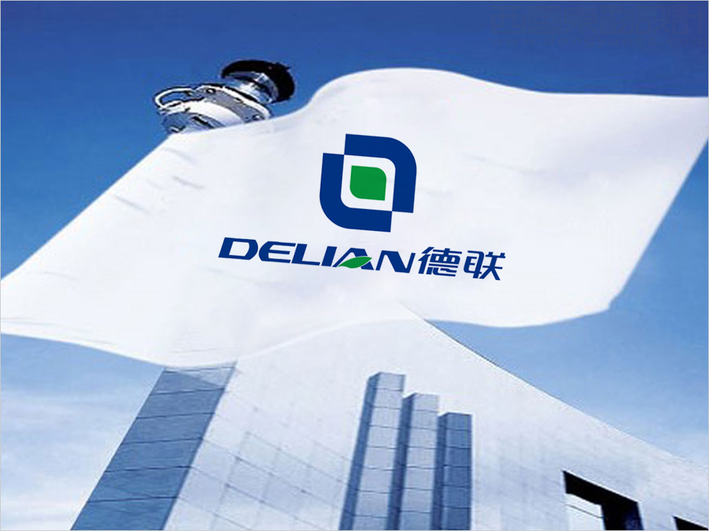 德聯(lián)科貿(mào)（北京）有限公司德聯(lián)DELIAN品牌l企業(yè)旗幟設(shè)計