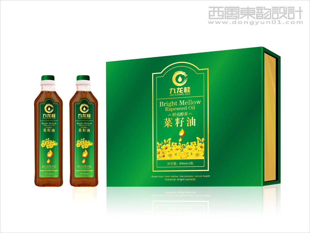 澳加糧油工業(yè)有限公司菜籽油禮盒設(shè)計(jì)、菜籽油瓶簽設(shè)計(jì)