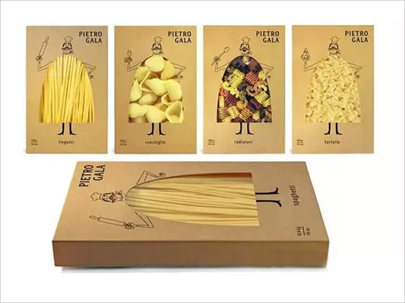 日本休閑食品紙盒包裝設(shè)計(jì)---卡通可愛(ài)的大肚漢與休閑食品實(shí)物相結(jié)合