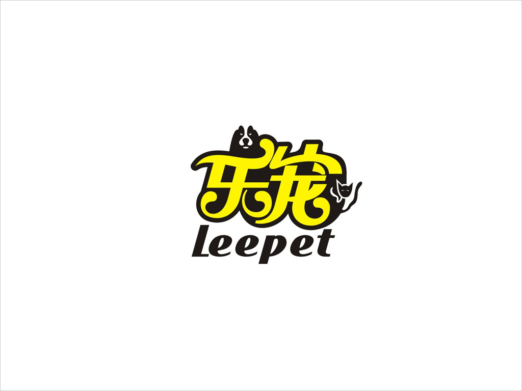 樂(lè)寵寵物用品店連鎖機(jī)構(gòu)logo設(shè)計(jì)