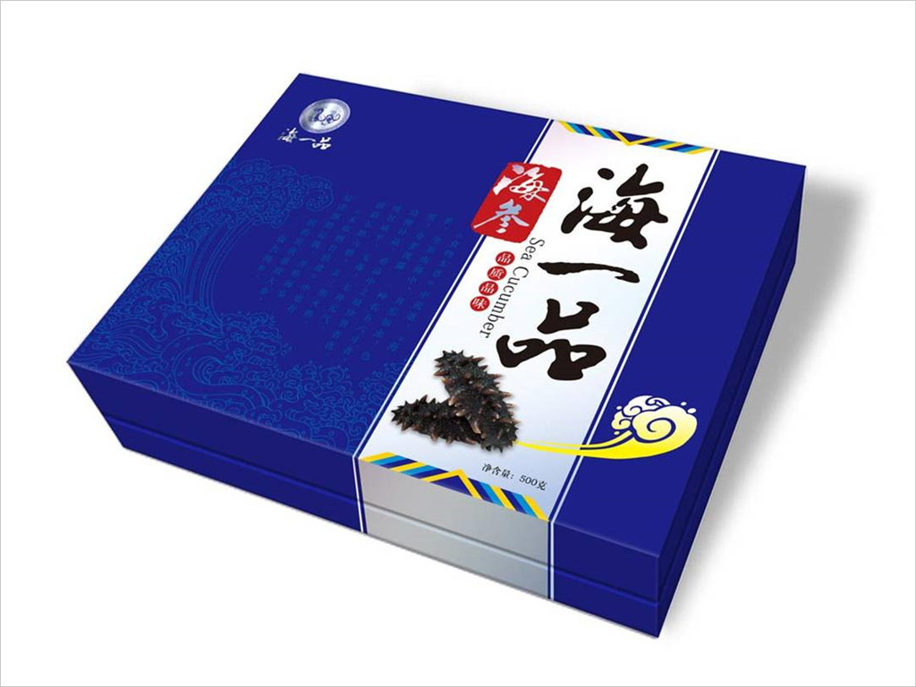 山東長島海一品食品開發(fā)有限公司海參禮盒包裝設(shè)計(jì)之一