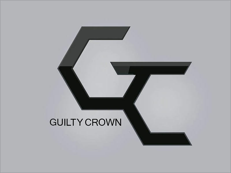  GC”六邊形的對稱和重復(fù)反映了這種機甲動畫《罪惡王冠》的科幻軍事性質(zhì)。