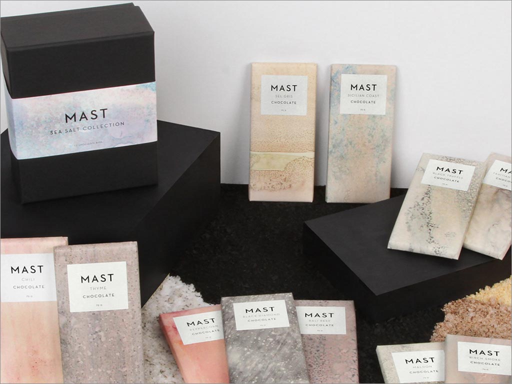 Calico壁紙的Mast Brothers巧克力棒包裝設計 Calico壁紙的Mast Brothers巧克力棒包裝設計