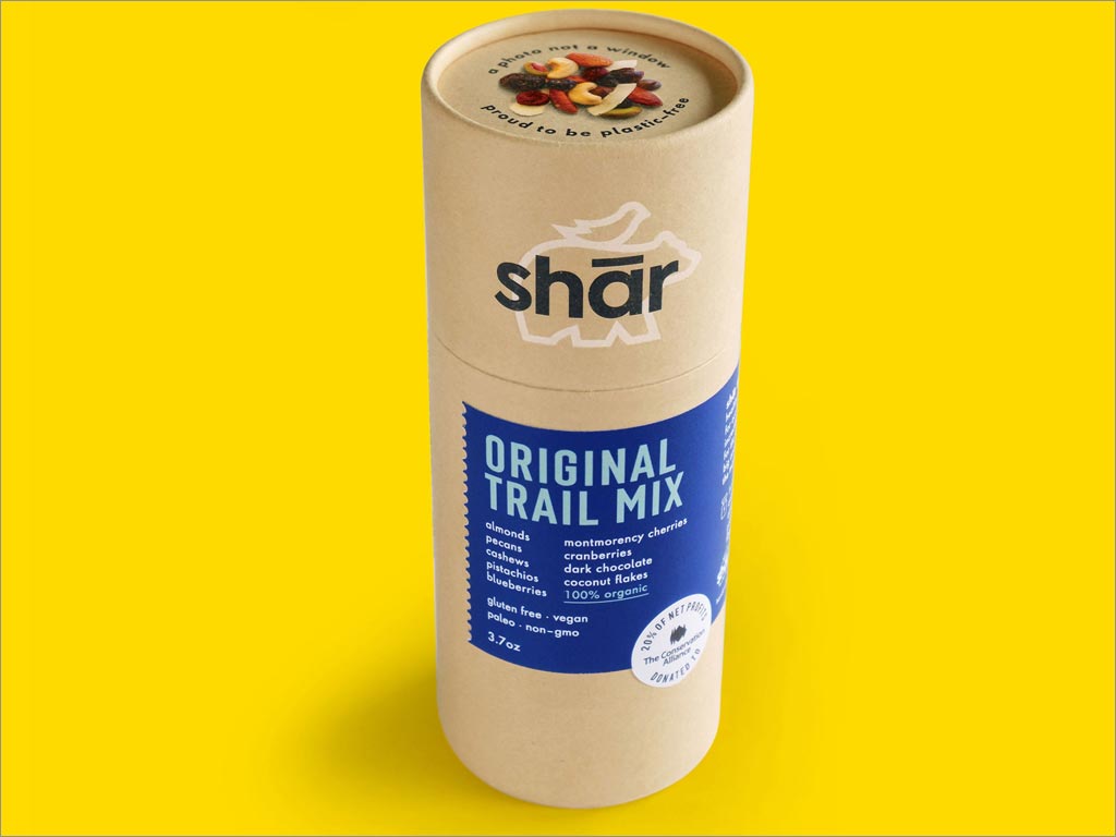美國shar零食紙桶包裝設(shè)計