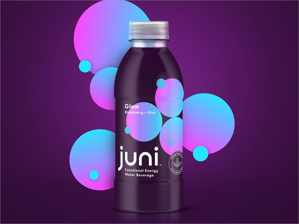 美國Juni黑莓+蘆薈功能性植物飲料包裝設(shè)計