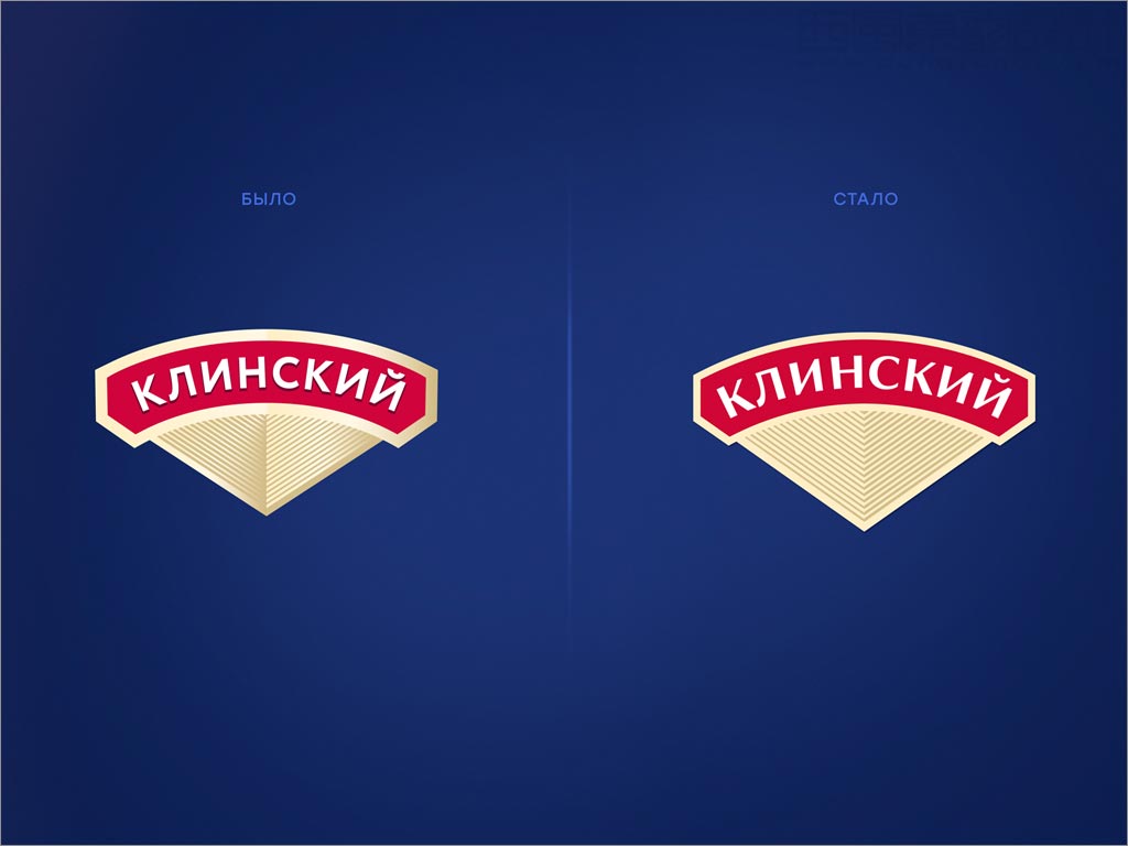 俄羅斯Klinsky火腿香腸培根肉類食品新舊logo設(shè)計(jì)對(duì)比設(shè)計(jì)