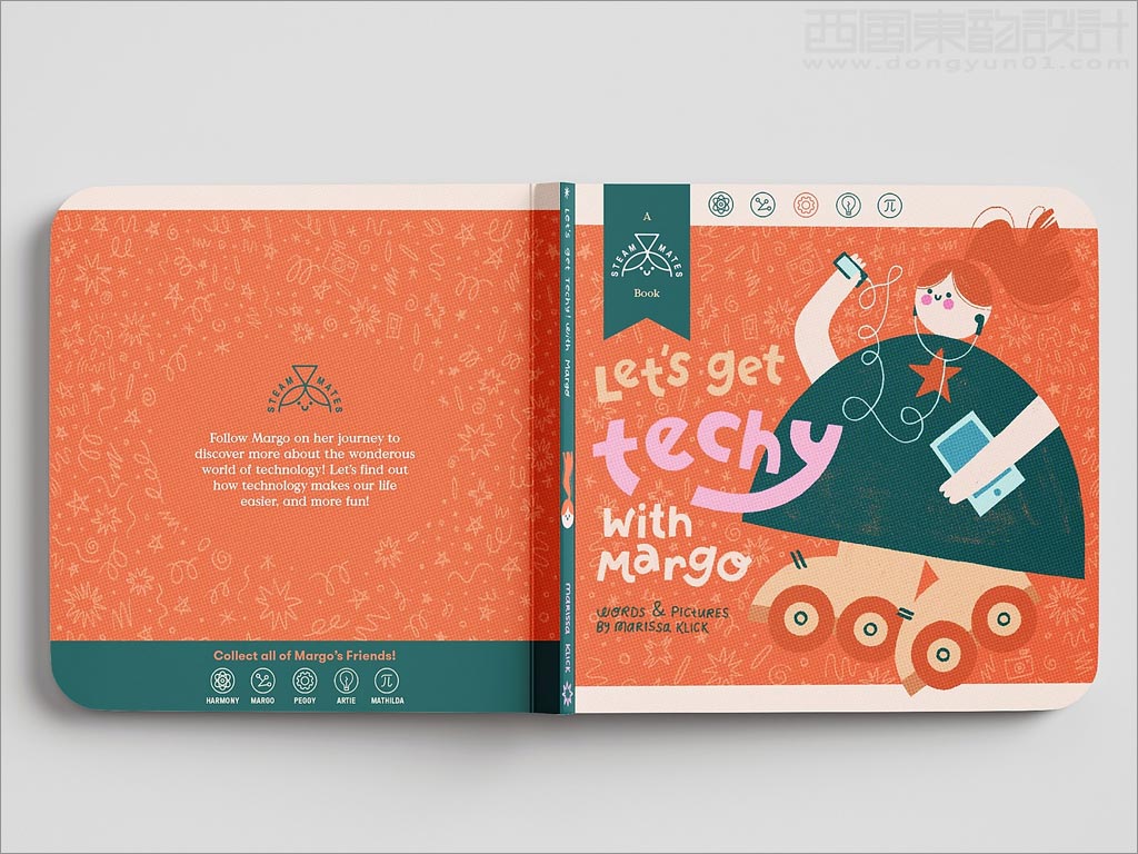 STEAM Mates嬰童玩具說明書封面設(shè)計(jì)