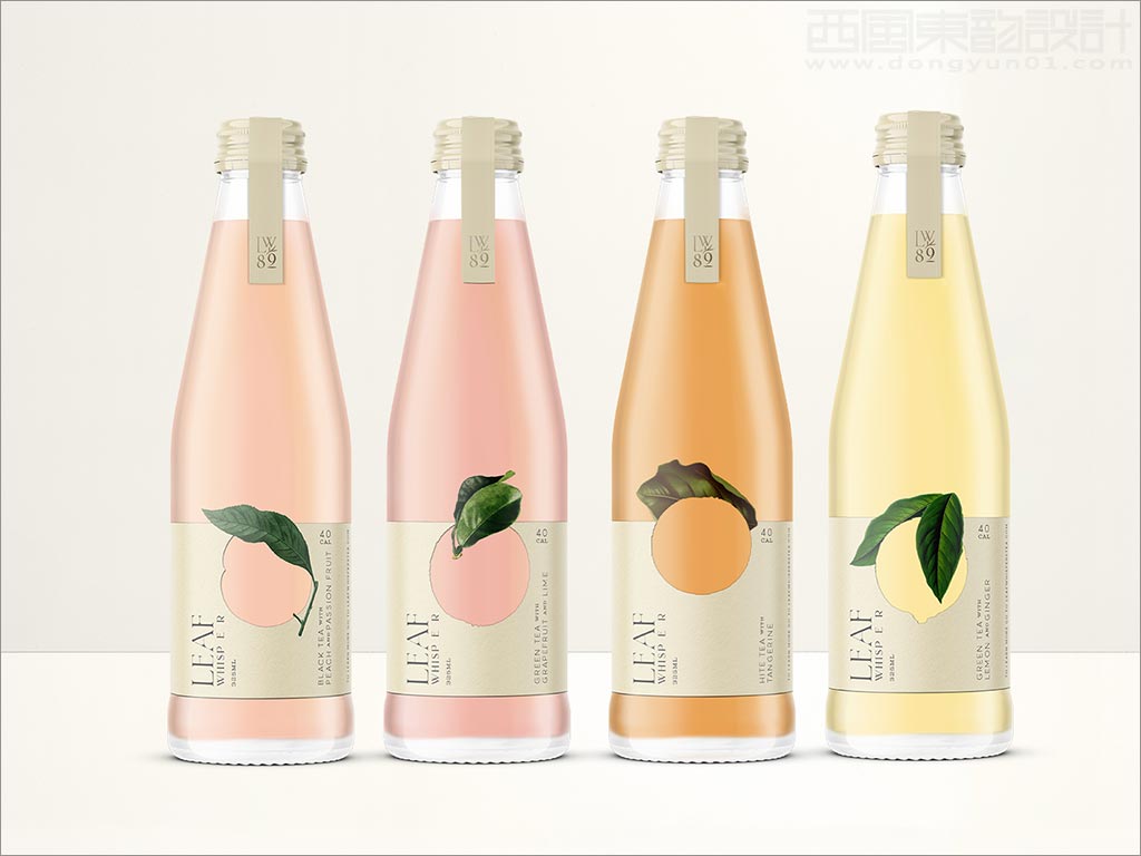 Leaf Whisper有機(jī)茶飲料包裝設(shè)計