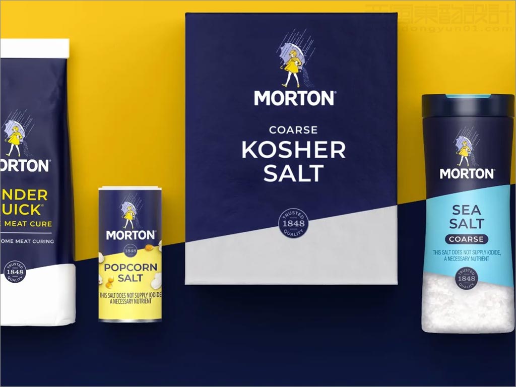 美國Morton食用鹽包裝重新優(yōu)化設(shè)計