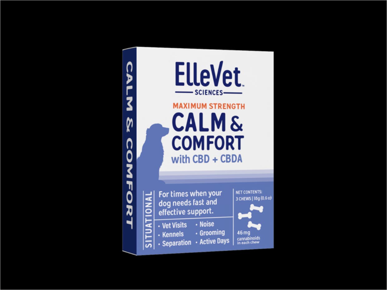 美國ElleVet Sciences寵物貓狗藥品包裝設(shè)計(jì)