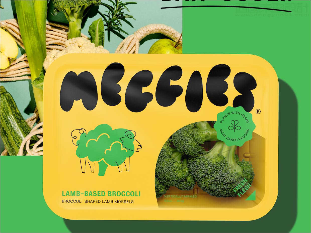 美國Meggies西蘭花蔬菜農(nóng)產(chǎn)品包裝設(shè)計(jì)