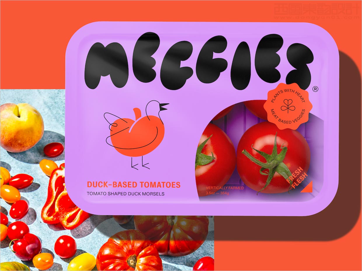 美國Meggies西紅柿蔬菜農(nóng)產(chǎn)品包裝設(shè)計(jì)